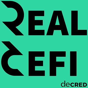 Artwork thumbnail, Decred Real Defi - DCR Turquoise © v2 (Design timestamped by https://timestamp.decred.org/) by OfficialCryptos