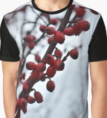 Red Berries Graphic T-Shirt