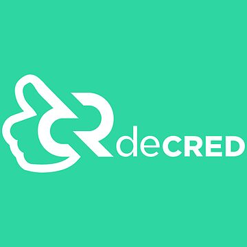 Artwork thumbnail, Decred Thumbs up - DCR Turquoise © v1 (Design timestamped by https://timestamp.decred.org/) by OfficialCryptos