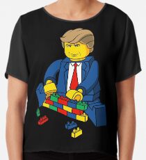 Trump Build A Wall Chiffon Top