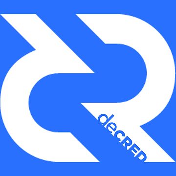 Artwork thumbnail, Decred Logo - DCR Blue © v1 (Design timestamped by https://timestamp.decred.org/) by OfficialCryptos