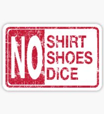 No Dice Sticker
