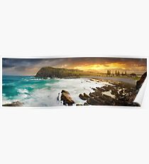 Crescent Head Sunset, New South Wales, Australia Poster