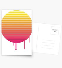 Cassette VHS Vaporwave Cartes postales