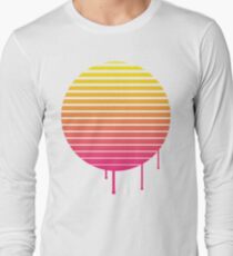 VHS Cassette Vaporwave Long Sleeve T-Shirt