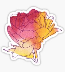 Peony flower Sticker