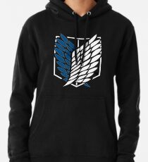 Shingeki no kyojin logo Pullover Hoodie