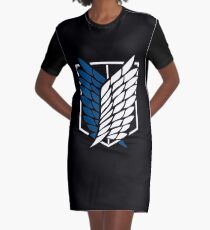 Shingeki kein Kyojin-Logo T-Shirt Kleid