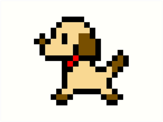 Pixel Art Dog 32X32