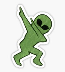 Alien Dab Stickers Redbubble - 