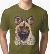 Afrikanischer wilder Hund Vintage T-Shirt