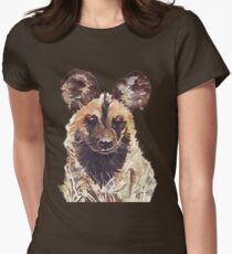 African Wild Dog Women's Fitted T-Shirt