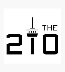 THE 210 -- BLACK Photographic Print