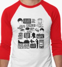 I'd Be Lost Without My Blogger Men's Baseball ¾ T-Shirt