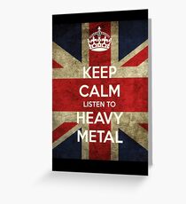 Heavy metal Greeting Card
