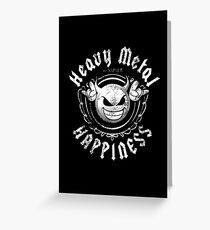 Heavy metal Greeting Card