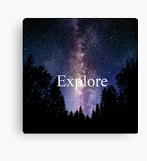 Explore Canvas Print