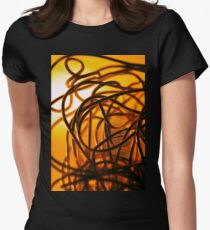 Gold gimp macro Women's Fitted T-Shirt