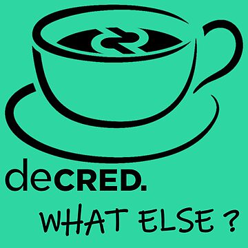 Artwork thumbnail, Decred. what else? - DCR Turquoise © v2 (Design timestamped by https://timestamp.decred.org/) by OfficialCryptos