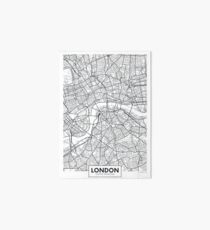 Vector poster map city London Art Board