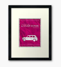 BBC Sherlock - A Study in Pink Framed Print