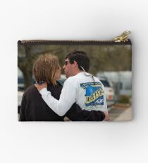 The Candid Couple about to Kiss Studio Pouch