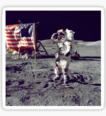 Man on the moon Sticker