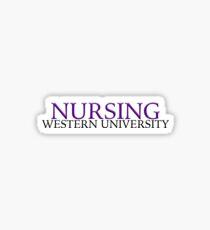 Nursing Western University Sticker