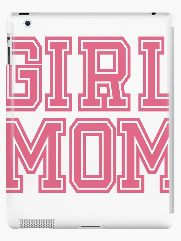 Girl Mom Pink Baby Shower Gender Reveal Party Womens T Shirt Ipad Caseskin By Arcadetoystore - 