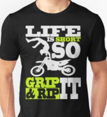 Motocross, - Dirt Bike - Motorrad Slim Fit T-Shirt