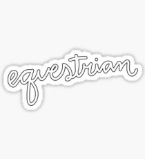 Equestrian Sticker