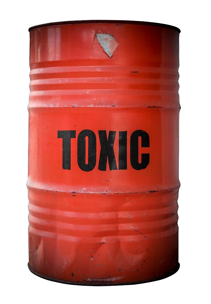 "Toxic Waste Barrel" by mrdoomits Redbubble