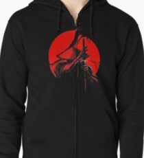Samurai - caping Zipped Hoodie