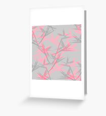 cool pink - bird of paradise Greeting Card