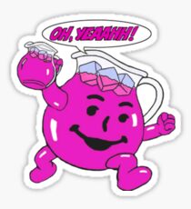 Kool Aid Man Digital Art Stickers Redbubble - racist kool aid man roblox red floor pillow by jack163502