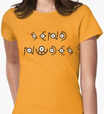 Send Nudes - Pokemon - Unown Women's Fitted T-Shirt