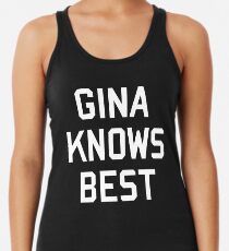 Camiseta de tirantes para mujer GINA SABE MEJOR