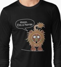 Moo. I'm a horse Long Sleeve T-Shirt