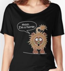 Moo. I'm a horse Women's Relaxed Fit T-Shirt
