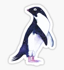 Galaxy Penguin Sticker