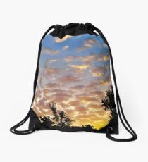 The Weather Is Beautiful by IdeaJones Drawstring Bag