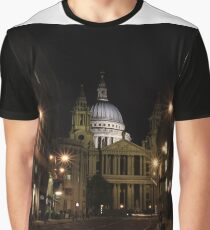 Night view of St Paul’s Cathedral Graphic T-Shirt