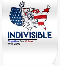 Unteilbar: Liberale Anti-Trump-Bewegung Poster