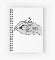 living poetry Spiral Notebook