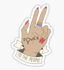 POWER TO THE PEOPLE Sticker
