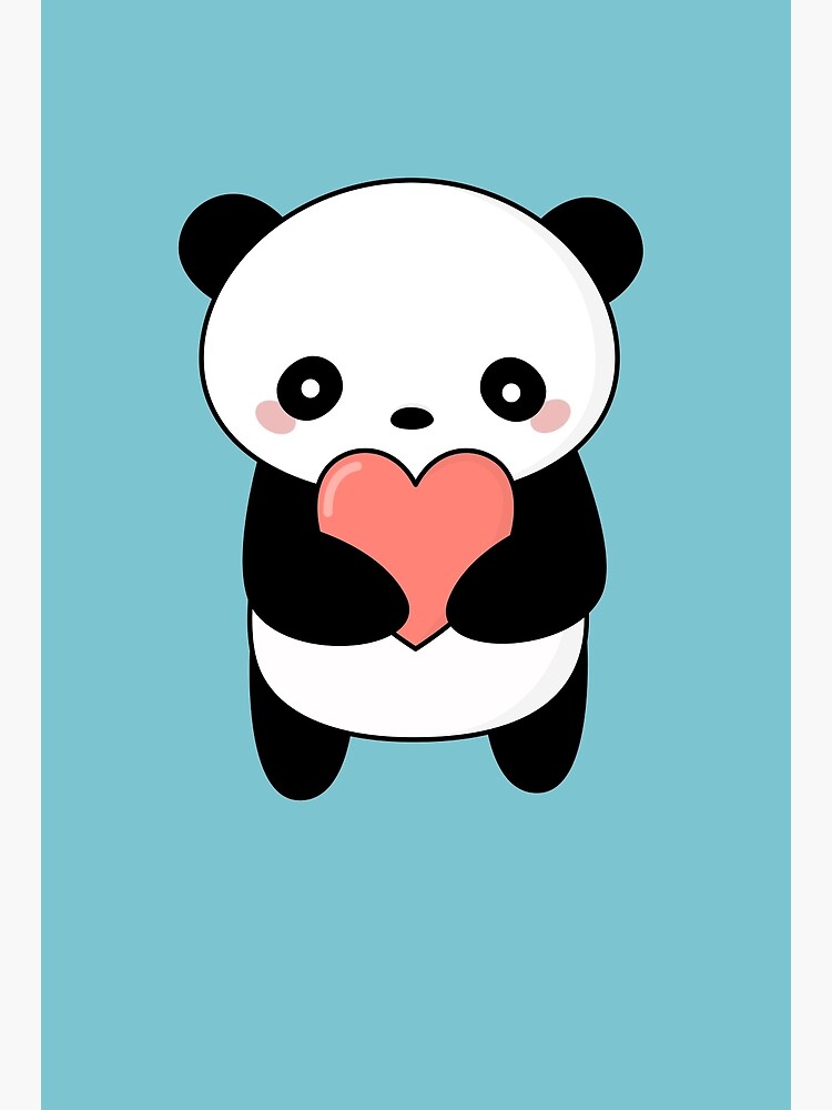 valentines panda bear