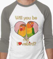 Lovebirds! Men's Baseball ¾ T-Shirt