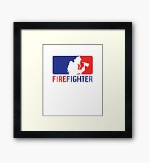 Firefighter Framed Print
