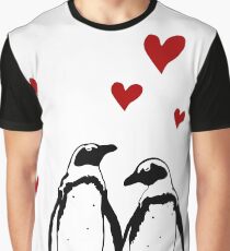 African Penguin Love Graphic T-Shirt