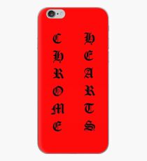 Vertical Chrome Hearts Red iPhone Case
